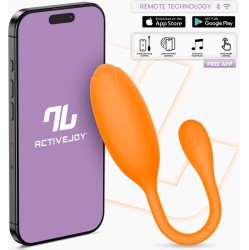 Intoyou App Series Logani vibreeriv muna rakendusega Unibody Orange