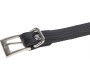 Subblime Fetish SUBBLIME - 953713 PUNK BONDAGE BELT METAL BUCKLE BLACK ONE SIZE