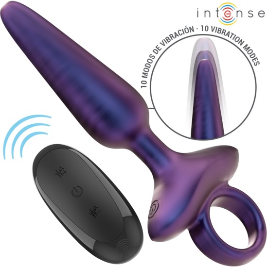 Intense Anal Toys INTENSE - MARLON VIBRATING ANAL PLUG MODEL 4 REMOTE CONTROL