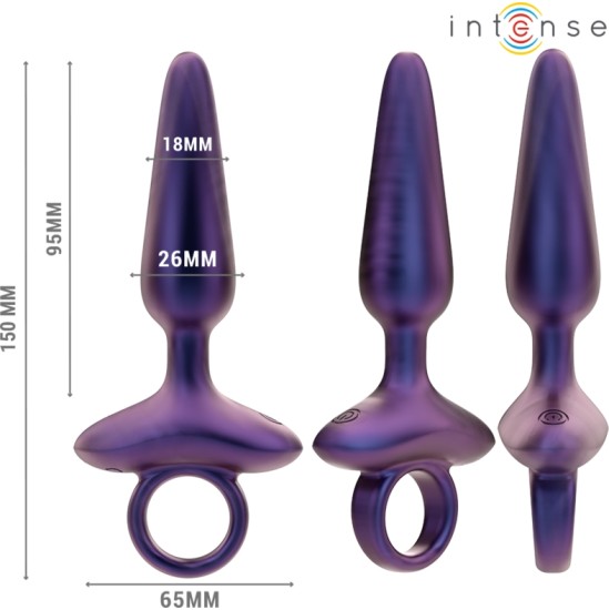 Intense Anal Toys INTENSE - MARLON VIBRATING ANAL PLUG MODEL 4 REMOTE CONTROL