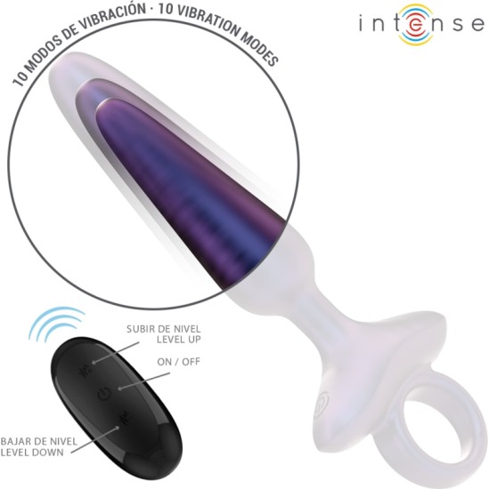 Intense Anal Toys INTENSE - MARLON VIBRATING ANAL PLUG MODEL 4 REMOTE CONTROL