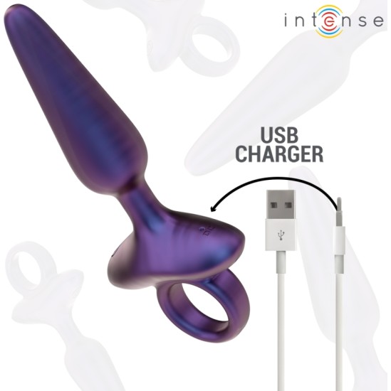 Intense Anal Toys INTENSE - MARLON VIBRATING ANAL PLUG MODEL 4 REMOTE CONTROL