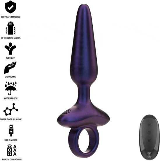 Intense Anal Toys INTENSE - MARLON VIBRATING ANAL PLUG MODEL 4 REMOTE CONTROL