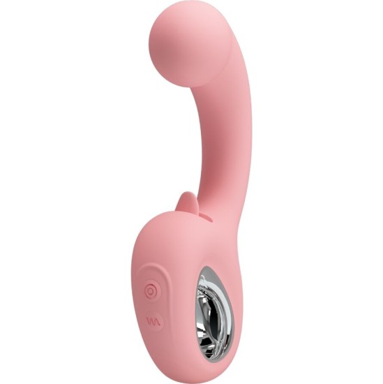 Pretty Love Smart PRETTY LOVE - ERYNNYES G-SPOT VIBRATOR + CLITORIS STIMULATOR 10 VIBRATIONS PINK