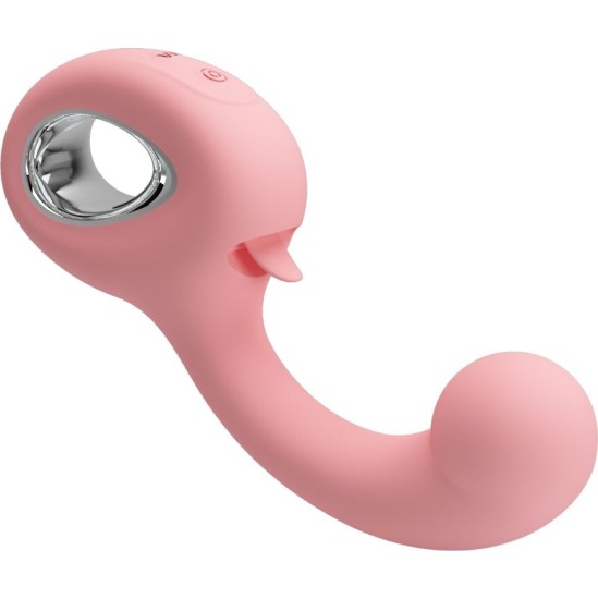 Pretty Love Smart PRETTY LOVE - ERYNNYES G-SPOT VIBRATOR + CLITORIS STIMULATOR 10 VIBRATIONS PINK