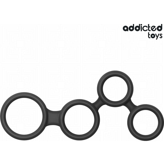 Addicted Toys PENIS RING WITH DIVIDERS FOR TESTICLES