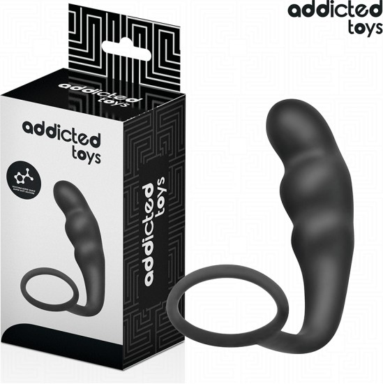 Addicted Toys ANAL PLUG WITH RING SILICONE MODEL 4