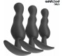 Addicted Toys SET OF 3 ANAL PLUG SILICONE MODEL 1