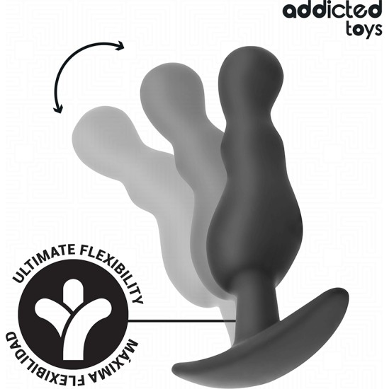 Addicted Toys SET OF 3 ANAL PLUG SILICONE MODEL 1