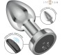 Intense Anal Toys INTENSE - ANAL PLUG 10 VIBRATIONS METAL WITH REMOTE CONTROL M