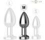 Intense Anal Toys INTENSE - ANAL PLUG 10 VIBRATIONS METAL WITH REMOTE CONTROL M