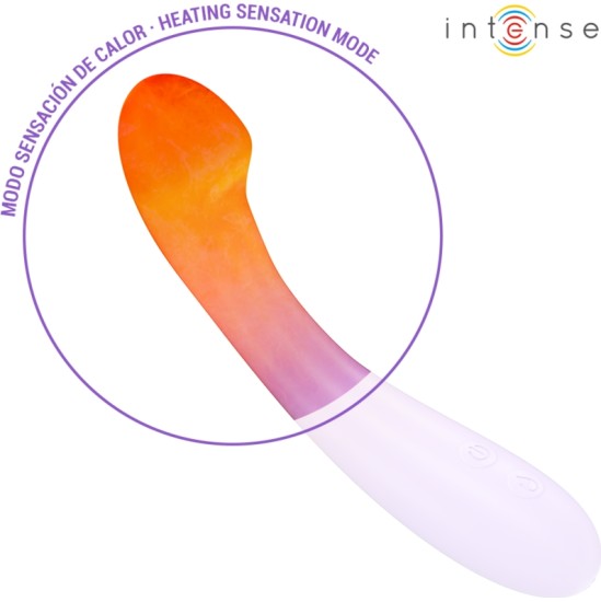 Intense Fun INTENSE - BECKY VIBRATOR 19 CM HEATABLE 7 VIBRATIONS PURPLE