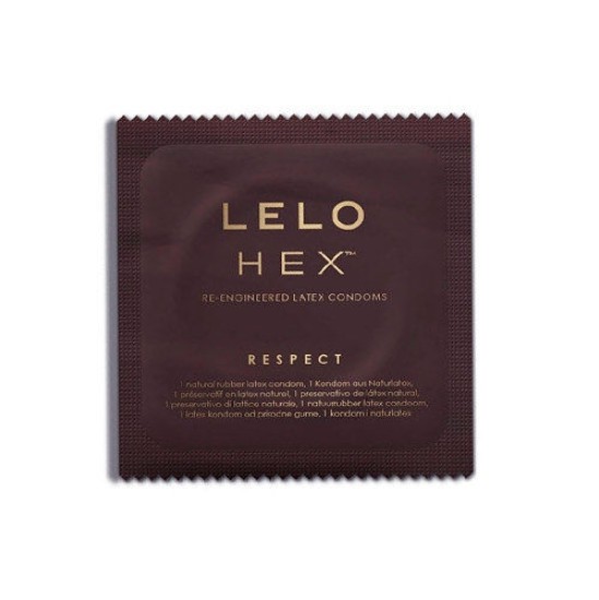 Lelo HEX CONDOMS RESPECT XL 3 PACK