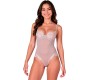 Passion Woman Teddies PASSION - ZOVEL BODY LIGHT GREY S/M