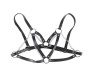 Subblime Fetish SUBBLIME - 953713 PUNK BONDAGE JOSTA METAL BACKLE BLACK ONE SIZE