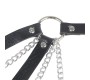 Subblime Fetish SUBBLIME - 953713 PUNK BONDAGE JOSTA METAL BACKLE BLACK ONE SIZE