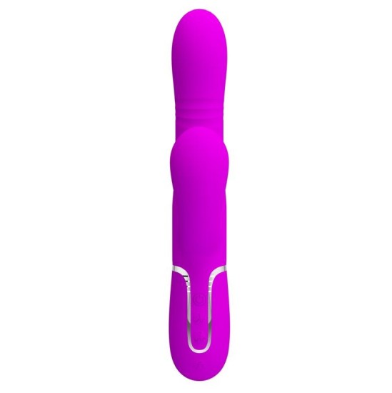 Prettylove Mariana Vibrator 4 in 1 Silicone Fuchsia
