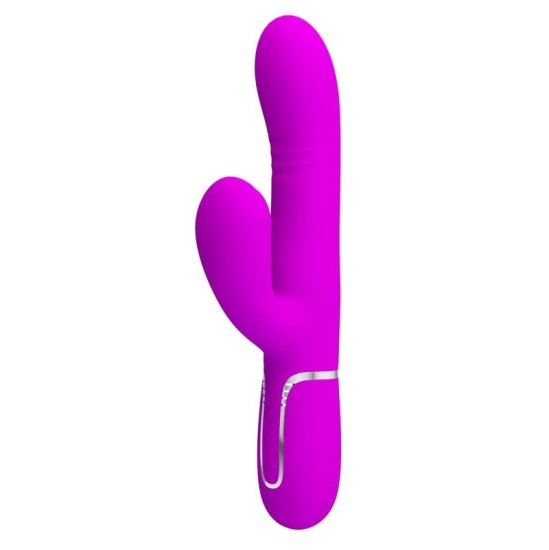 Prettylove Mariana Vibrator 4 in 1 Silicone Fuchsia
