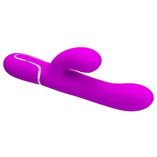 Prettylove Mariana Vibrator 4 in 1 Silicone Fuchsia