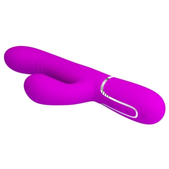 Prettylove Mariana Vibrator 4 in 1 Silicone Fuchsia