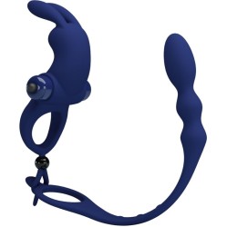 Pretty Love Male PRETTY LOVE — AYAD RABBIT VIBRATORA GREDZENS AR PLUG BLUE