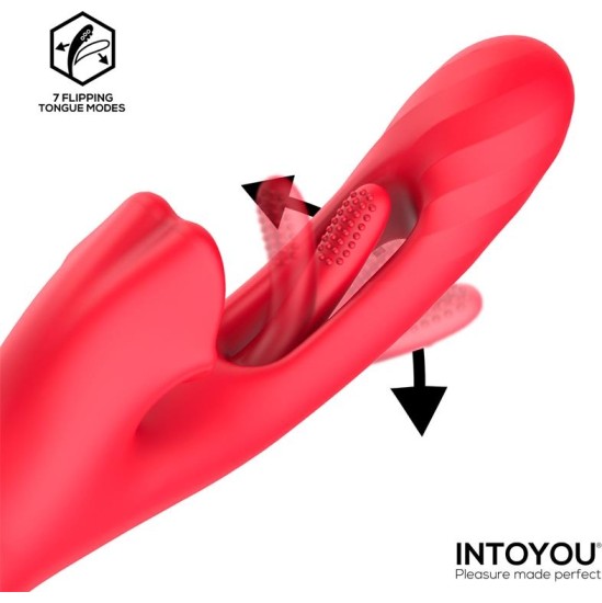 Intoyou Grant Flipping Tongue with 360? Licking Mouth Vibrator