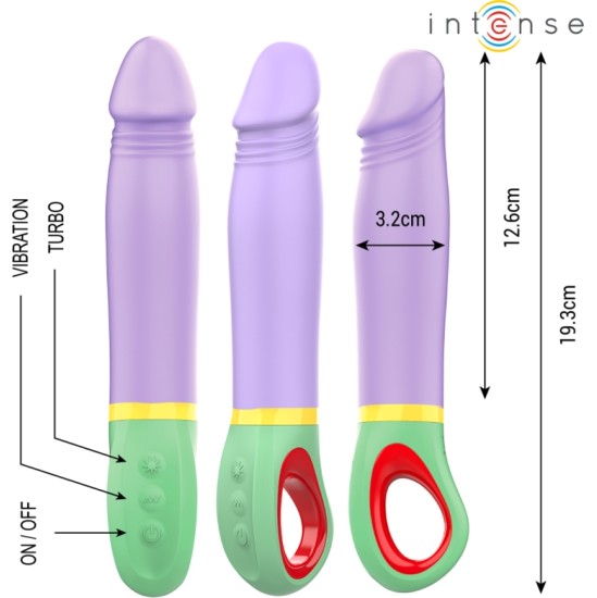 Intense Fun INTENSE - VELMA RABBIT VIBRATOR PURPLE