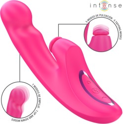 Intense Fun INTENSE - EMI VIBRATOR 13.5 CM MULTIFUNCTION 3 IN 1 10 VIBRATIONS PINK