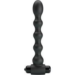 Pretty Love LYNN SILICONE ANAL PLUG 10 VIBRATIONS BLACK