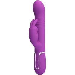 Pretty Love COALE 4 IN 1 MULTIFUNCTION RABBIT VIBRATOR PURPLE