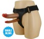 Pretty Love KEAVEN HARNESS BRIEFS UNIVERSAL & COMFORTABLE DOUBLE DILDO