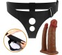 Pretty Love KEAVEN HARNESS BRIEFS UNIVERSAL & COMFORTABLE DOUBLE DILDO
