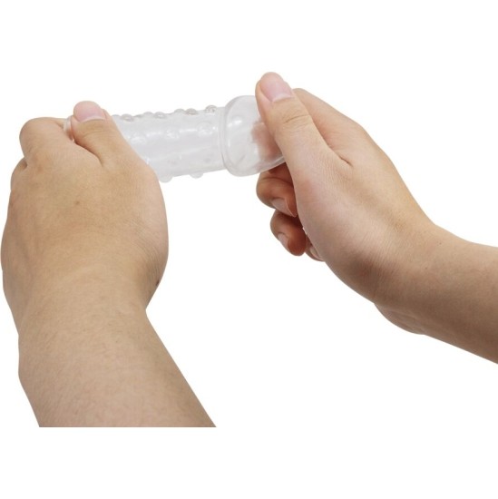 Pretty Love Male PRETTY LOVE - TIGHT AND VOLUMIZING PENIS SLEEVE TRANSPARENT