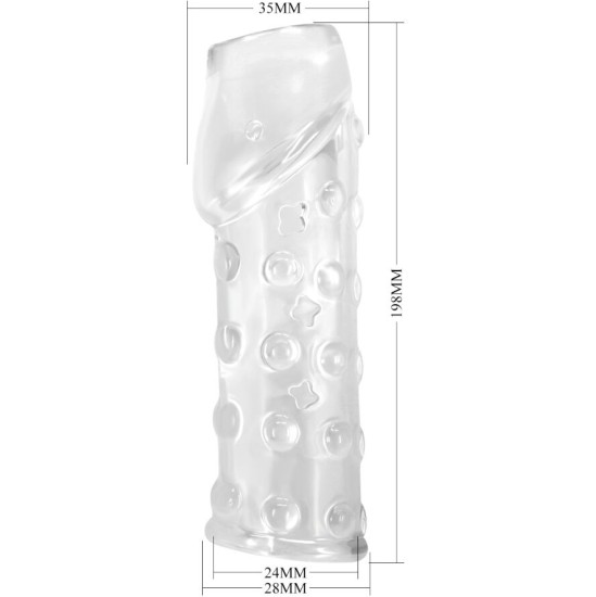 Pretty Love Male PRETTY LOVE - TIGHT AND VOLUMIZING PENIS SLEEVE TRANSPARENT