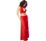 Chilirose Sets CHILIROSE - CR 4857 RED TOP AND PANTS SET SIZE S