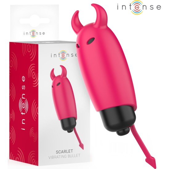 Intense Fun INTENSE - SCARLET VIBRATING BULLET RED DEMON 9.3 X 2.4 CM