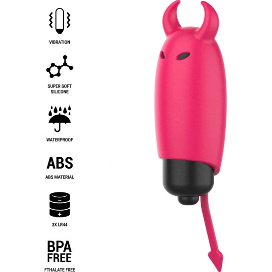 Intense Fun INTENSE - SCARLET VIBRATING BULLET RED DEMON 9.3 X 2.4 CM