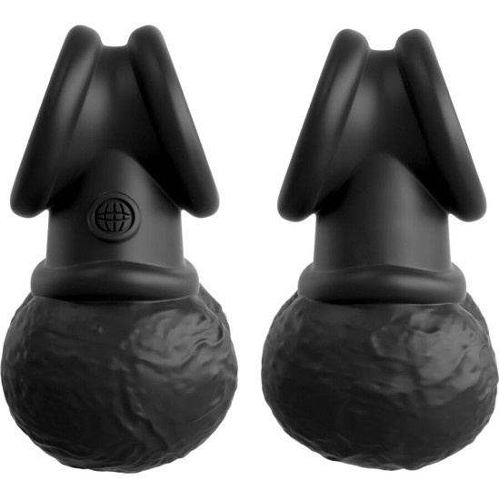 King Cock THE CROWN JEWELS WEIGHTED SWINGING BALLS SILICONE