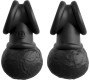 King Cock THE CROWN JEWELS WEIGHTED SWINGING BALLS SILICONE