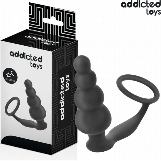 Addicted Toys ANAL PLUG WITH RING SILICONE MODEL 5