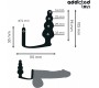 Addicted Toys ANAL PLUG WITH RING SILICONE MODEL 5