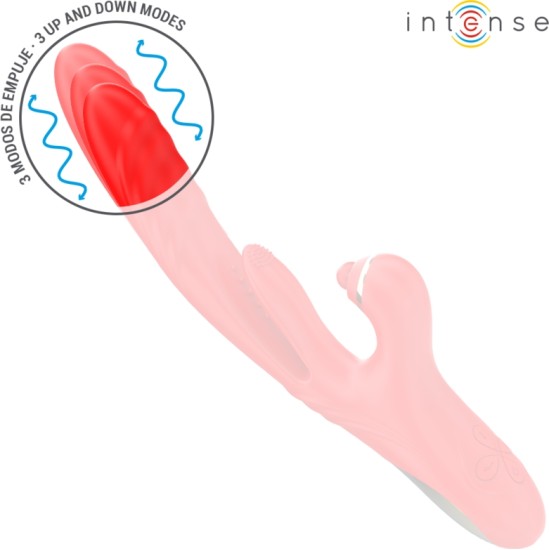 Intense Fun INTENSE - ROSALIA MULTIFUNCTION VIBRATOR 3 IN 1 RED