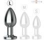Intense Anal Toys INTENSE - ANAL PLUG 10 VIBRATIONS METAL WITH REMOTE CONTROL L