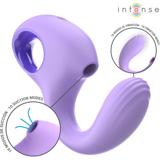 Intense Fun INTENSE - BAXTER VIBRATOR & STIMULATOR VIOLET