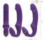 Intense Fun INTENSE - JILL DOUBLE VIBRATOR 20 CM PURPLE REMOTE CONTROL