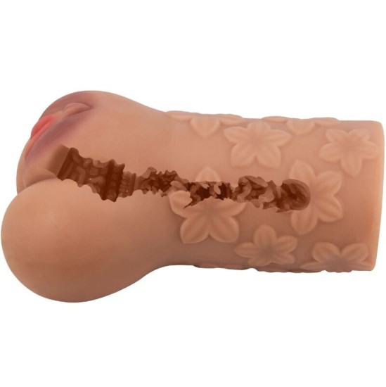 Crazy Bull SCARLET VAGINA AND ANUS DESIGN WITH FLOWERS FLESH