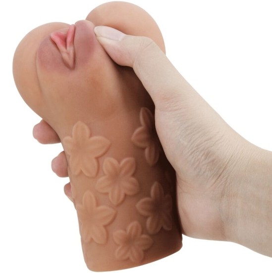 Crazy Bull SCARLET VAGINA AND ANUS DESIGN WITH FLOWERS FLESH