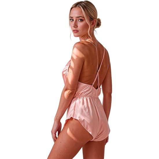 Passion Woman Teddies PASSION - SENSIE BODY CORAL L/XL