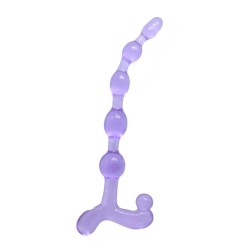 Baile Bendy Twist Anal Beads Purple
