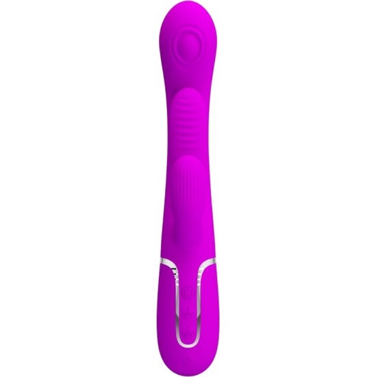 Pretty Love Flirtation PRETTY LOVE — SHANIA TRIPLE RABIT VIBRATOR DAUDZFUNKCIJAS ROZĀ